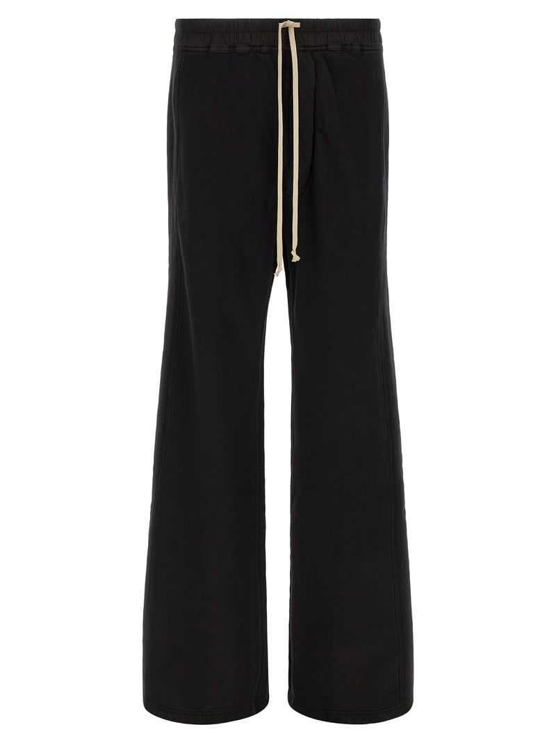 DRKSHDW Black Wide Pusher Flared Pants for Men