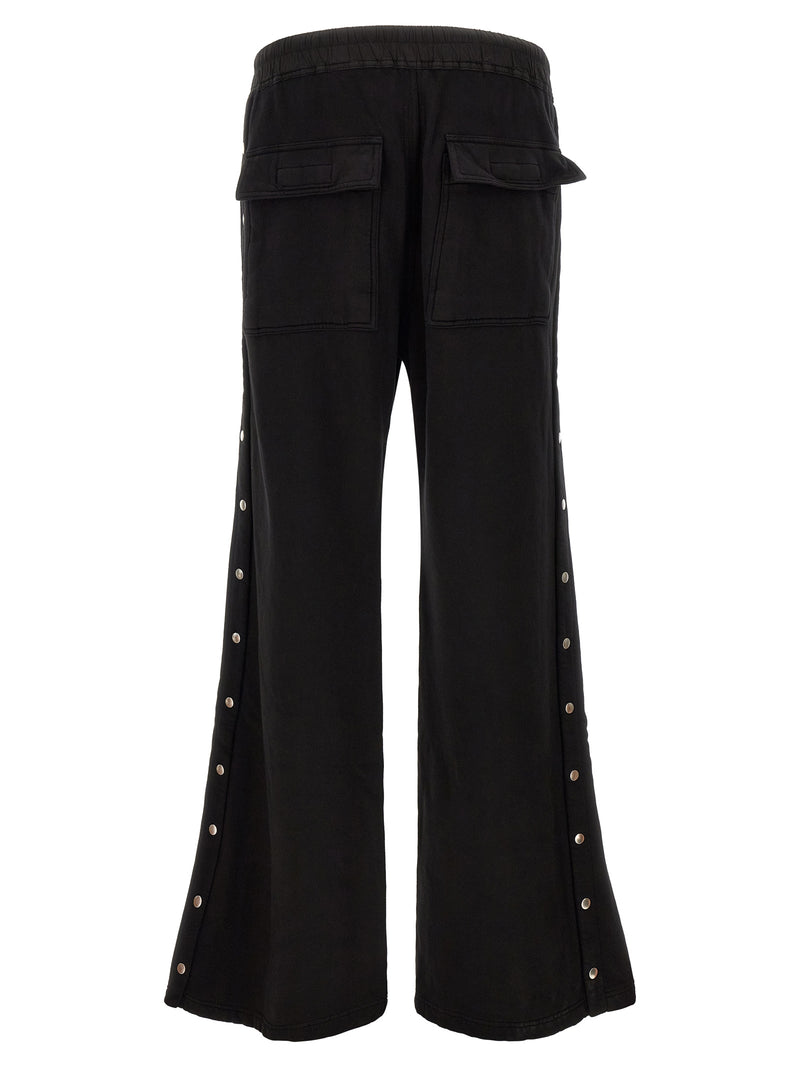 DRKSHDW Black Wide Pusher Flared Pants for Men