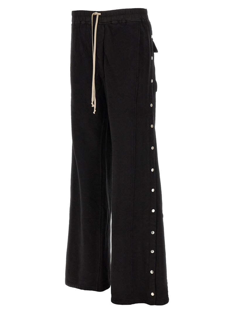 DRKSHDW Black Wide Pusher Flared Pants for Men