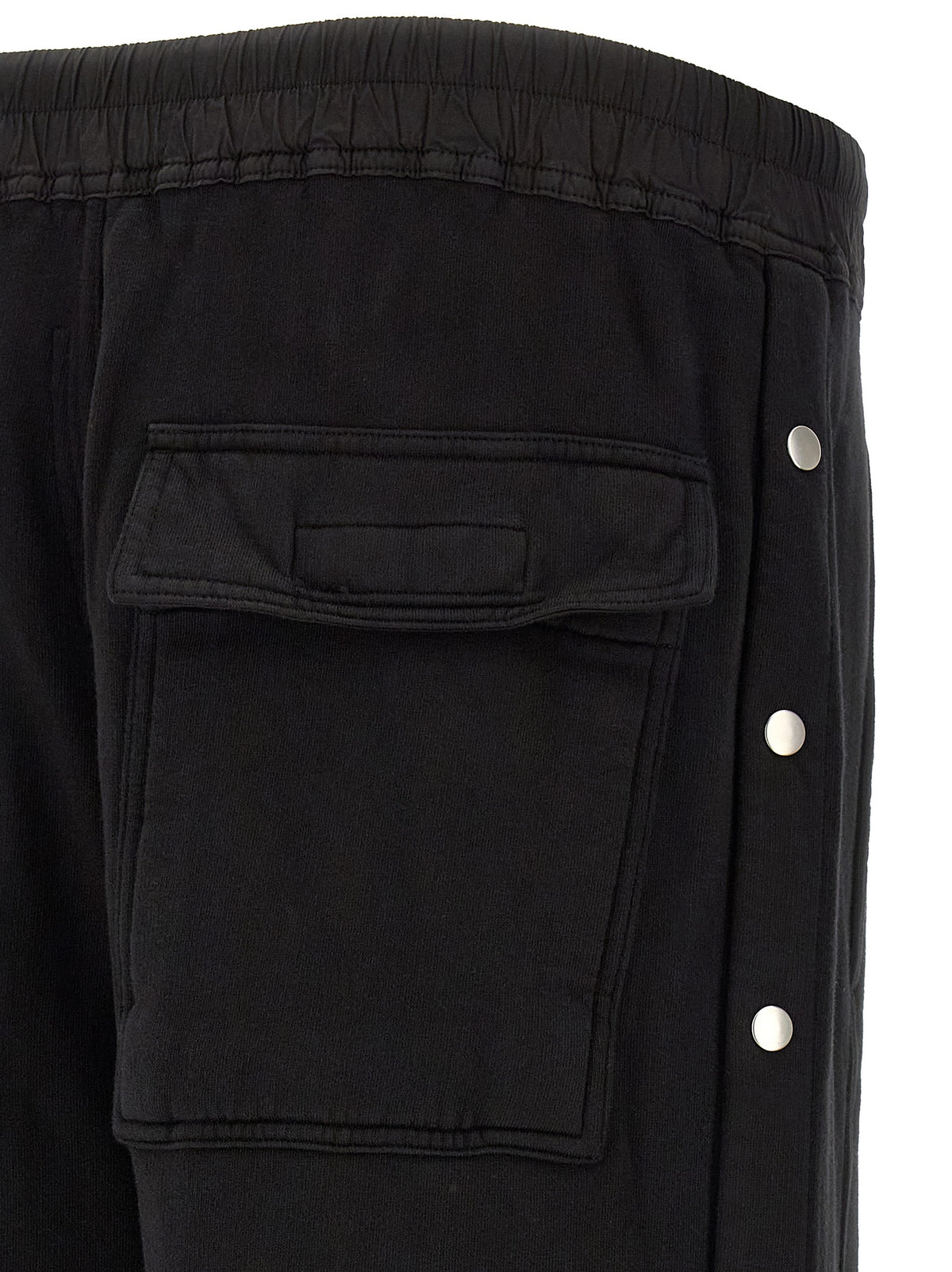 DRKSHDW Black Cotton Flared Pants