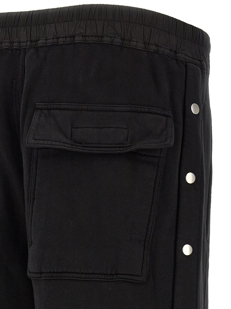 DRKSHDW Black Wide Pusher Flared Pants for Men