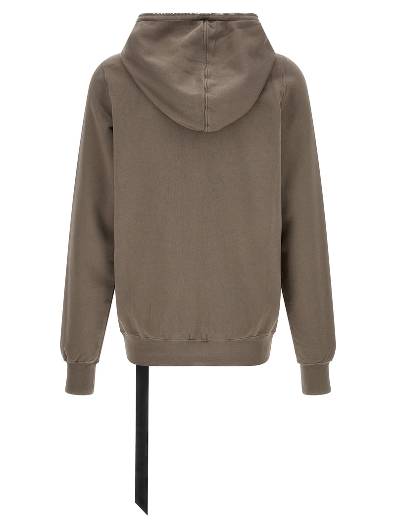DRKSHDW Gray Cotton Sweatshirt - Iconic Streetwear Design