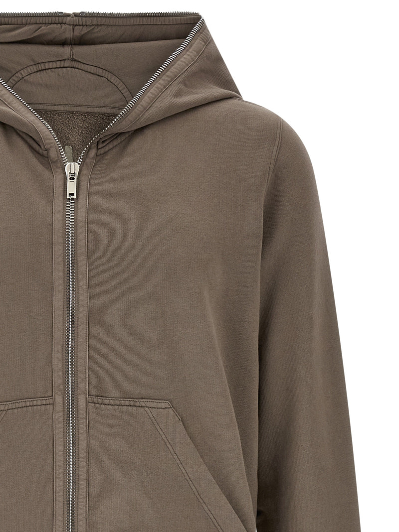 DRKSHDW Gray Cotton Sweatshirt - Iconic Streetwear Design