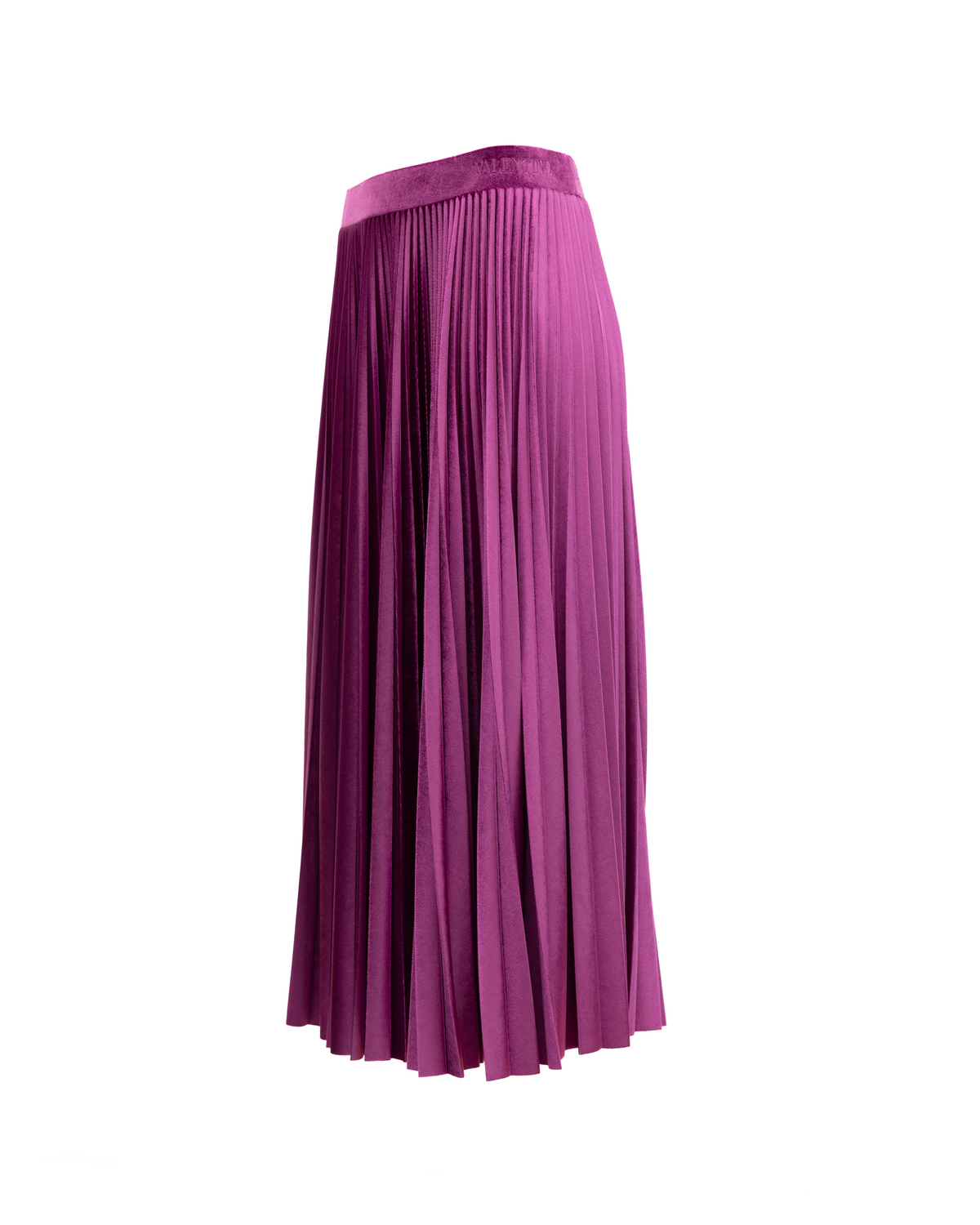 Valentino Garavani Women Purple Silk Skirt
