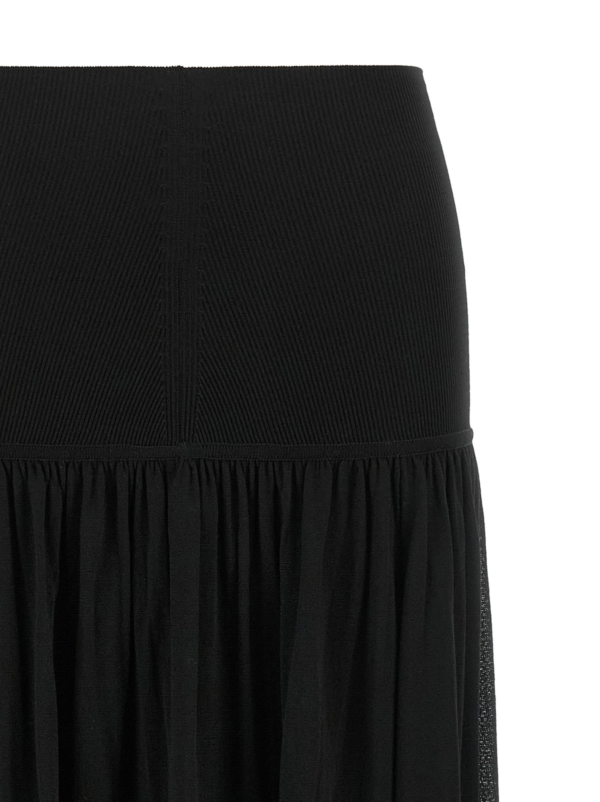 Zimmermann Black Lyocell Mini Skirt