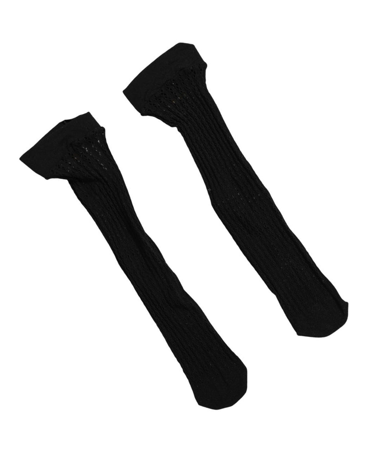 Dolce & Gabbana Black Logo Calf Long Women’s Socks