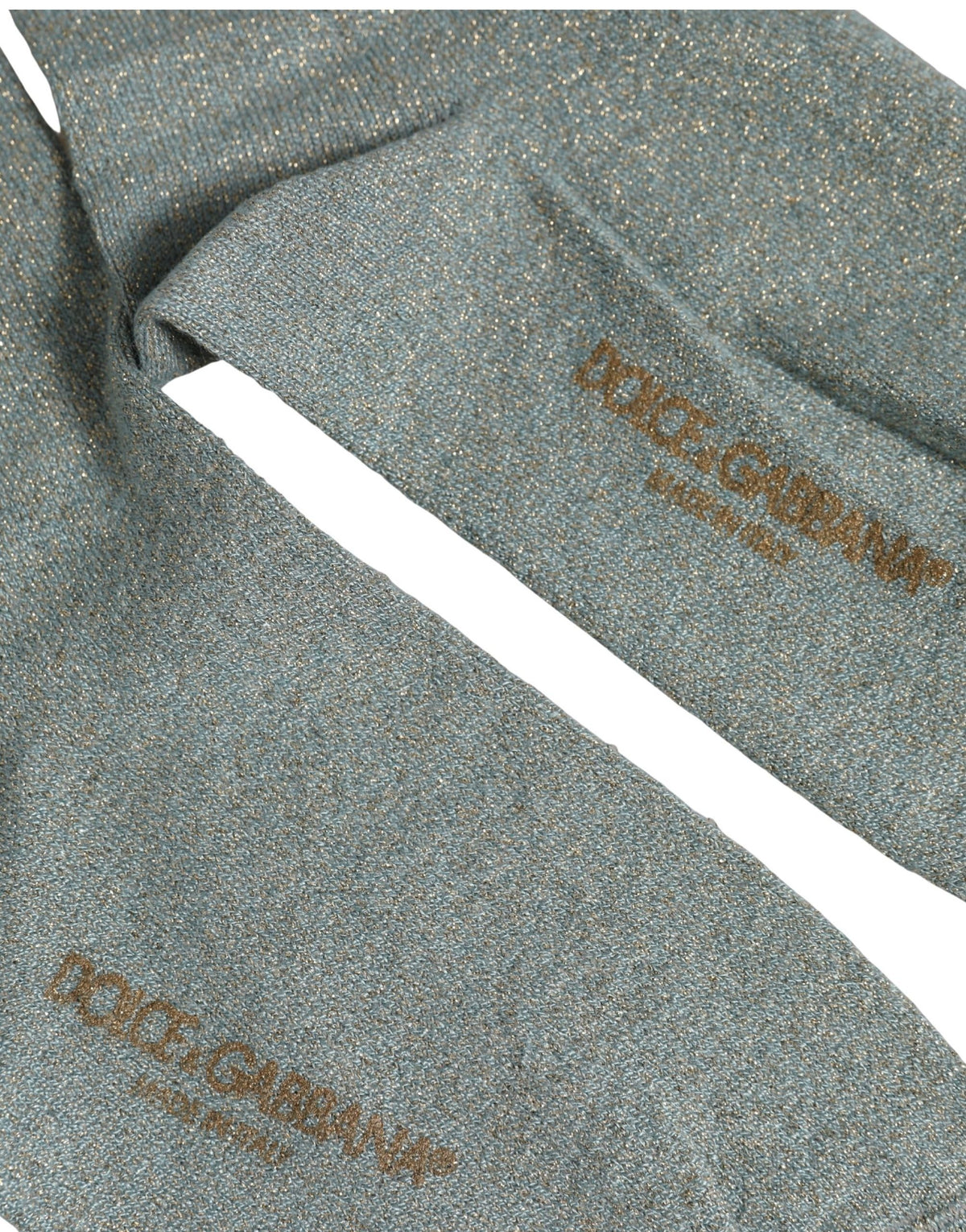 Dolce & Gabbana Gray Viscose Logo Mid Calf Socks