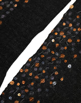 Dolce & Gabbana Dark Gray Sequined Knee High Socks