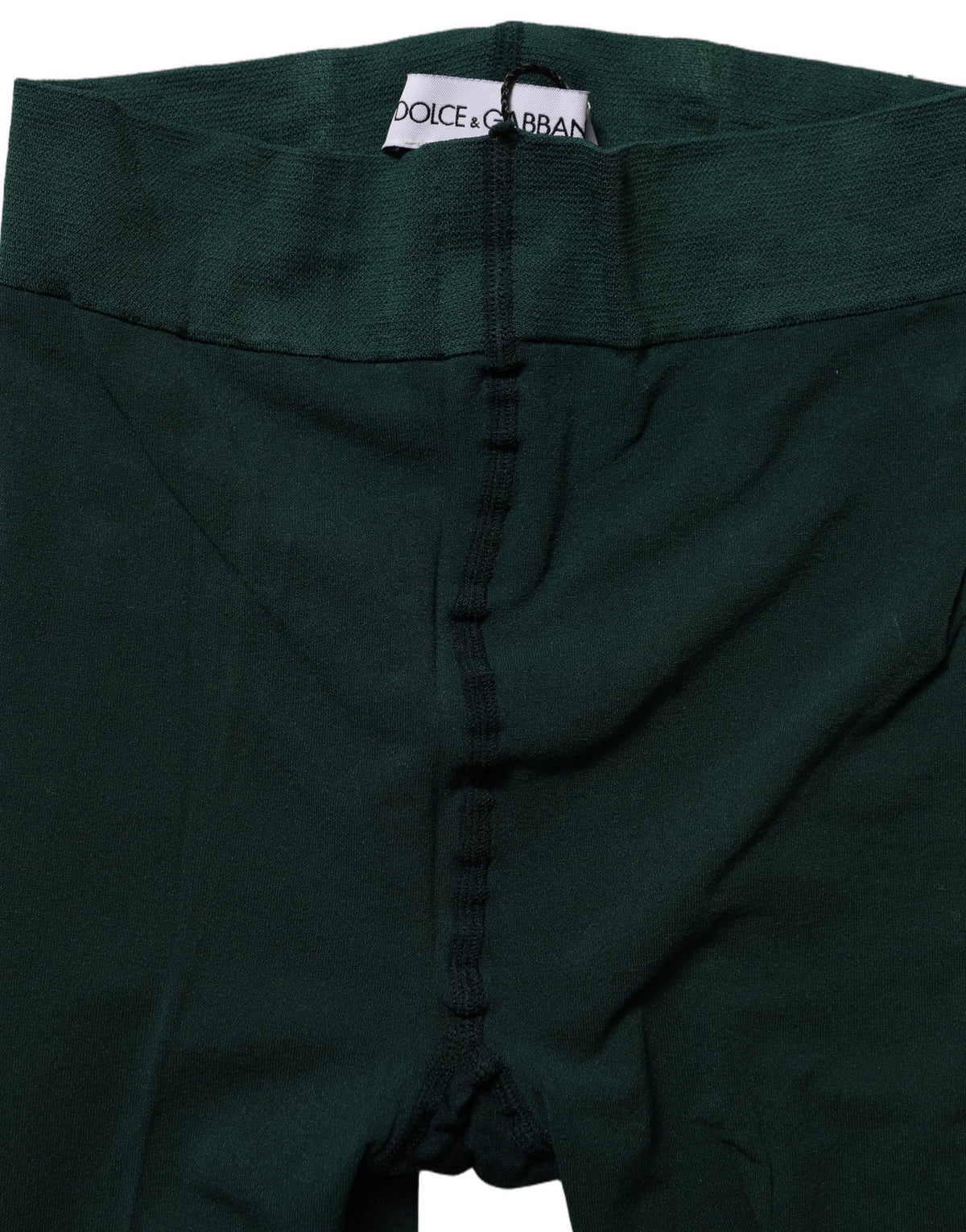 Dolce & Gabbana Dark Green Nylon Tights - Pantyhose Stockings