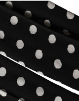 Dolce & Gabbana Black Polka Dot Fishnet Pantyhose