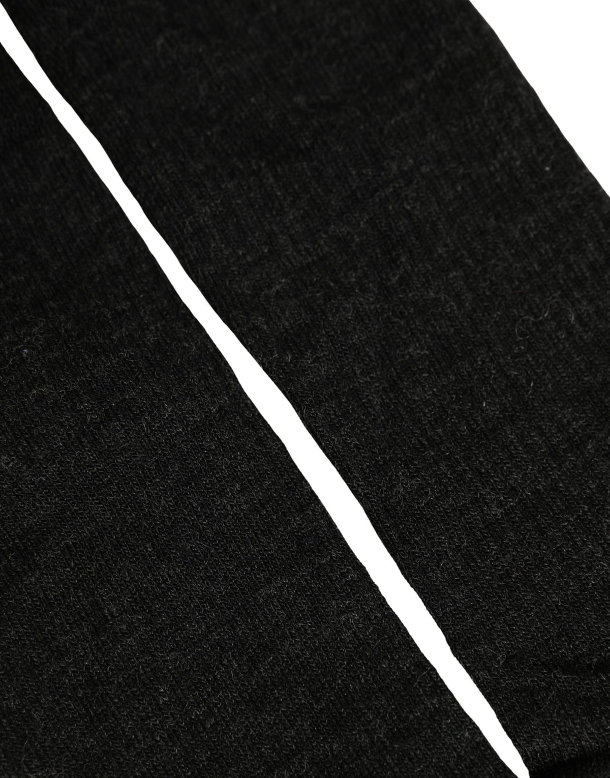 Dolce & Gabbana Black Wool DG Logo Mid Calf Accessory Socks
