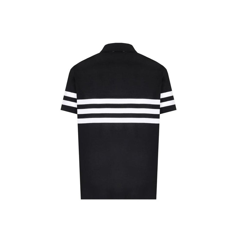 Paul & Shark Black Cotton Polo Shirt for Men