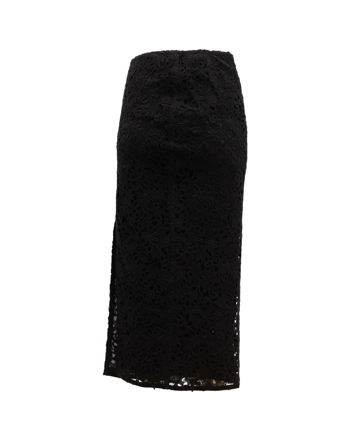 Valentino Garavani Women Midi Skirt with Floral Lace