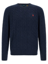 Polo Ralph Lauren Blue Wool Cardigan