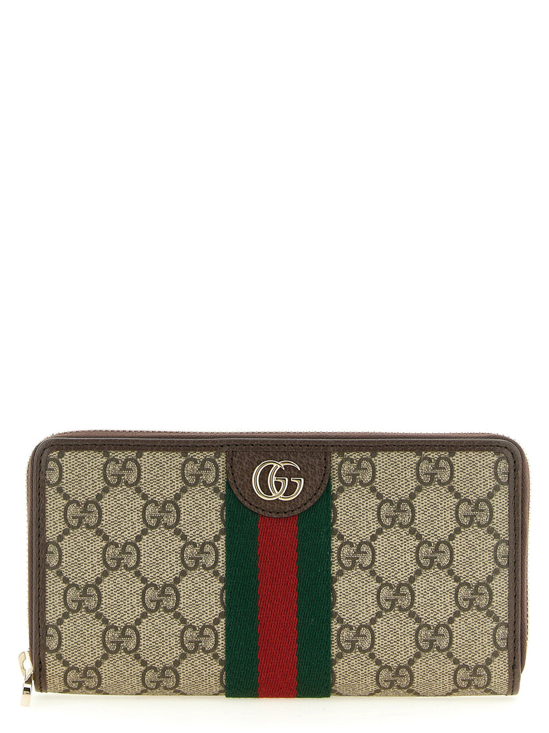 Gucci Ophidia Brown Polyethylene Cardholder