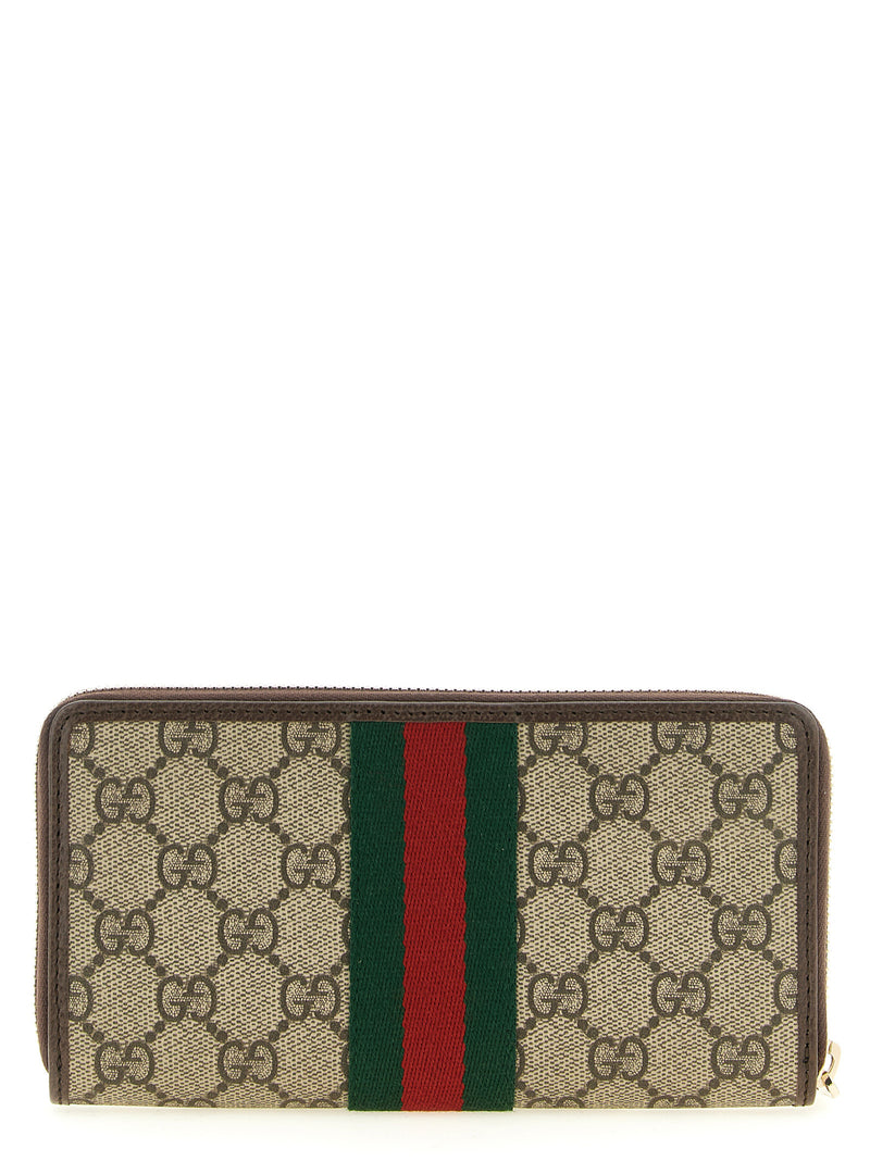 Gucci Ophidia Brown Polyethylene Cardholder