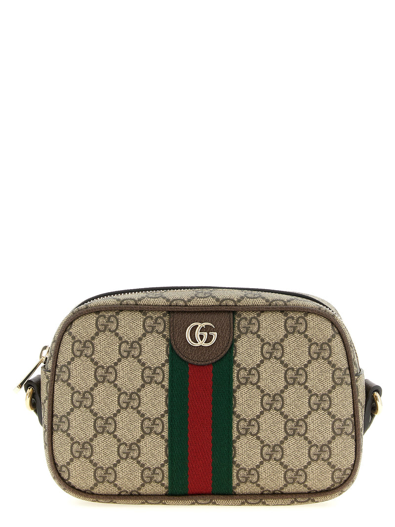 Gucci Ophidia Brown Polyethylene Crossbody Bag