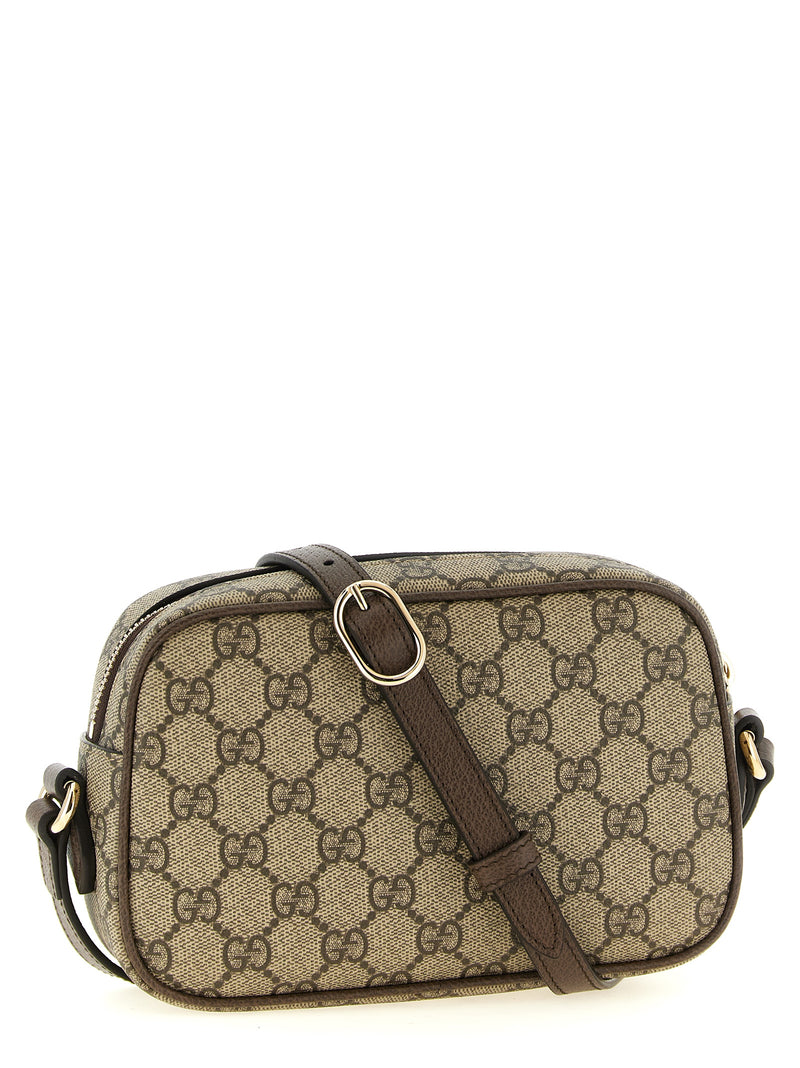 Gucci Ophidia Brown Polyethylene Crossbody Bag