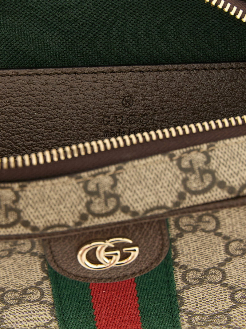 Gucci Ophidia Brown Polyethylene Crossbody Bag