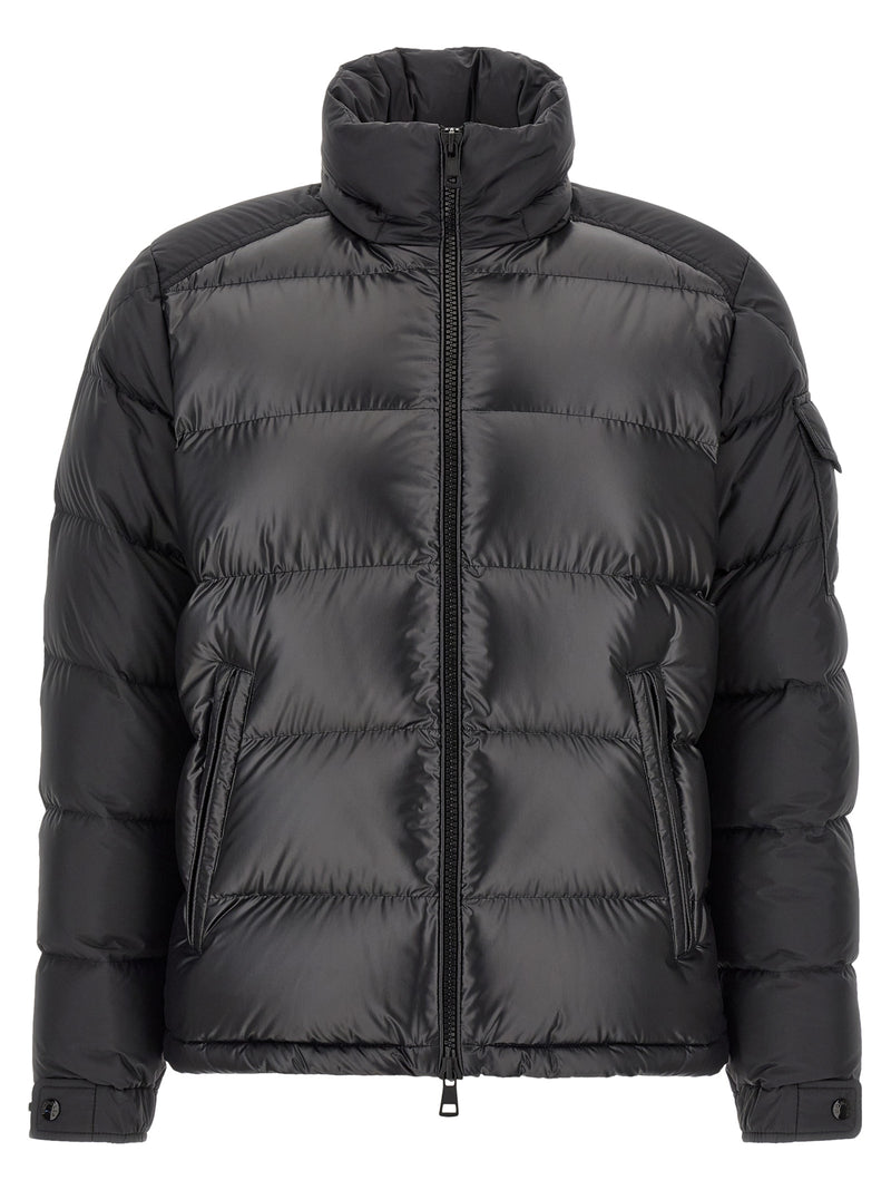 Moncler Maya Black Polyester Full-Length Jacket