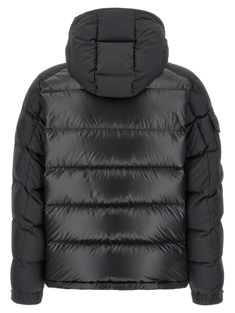 Moncler Maya Black Polyester Full-Length Jacket