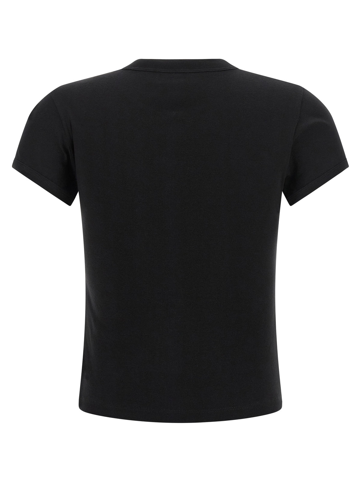 Saint Laurent Black Cotton T-Shirt