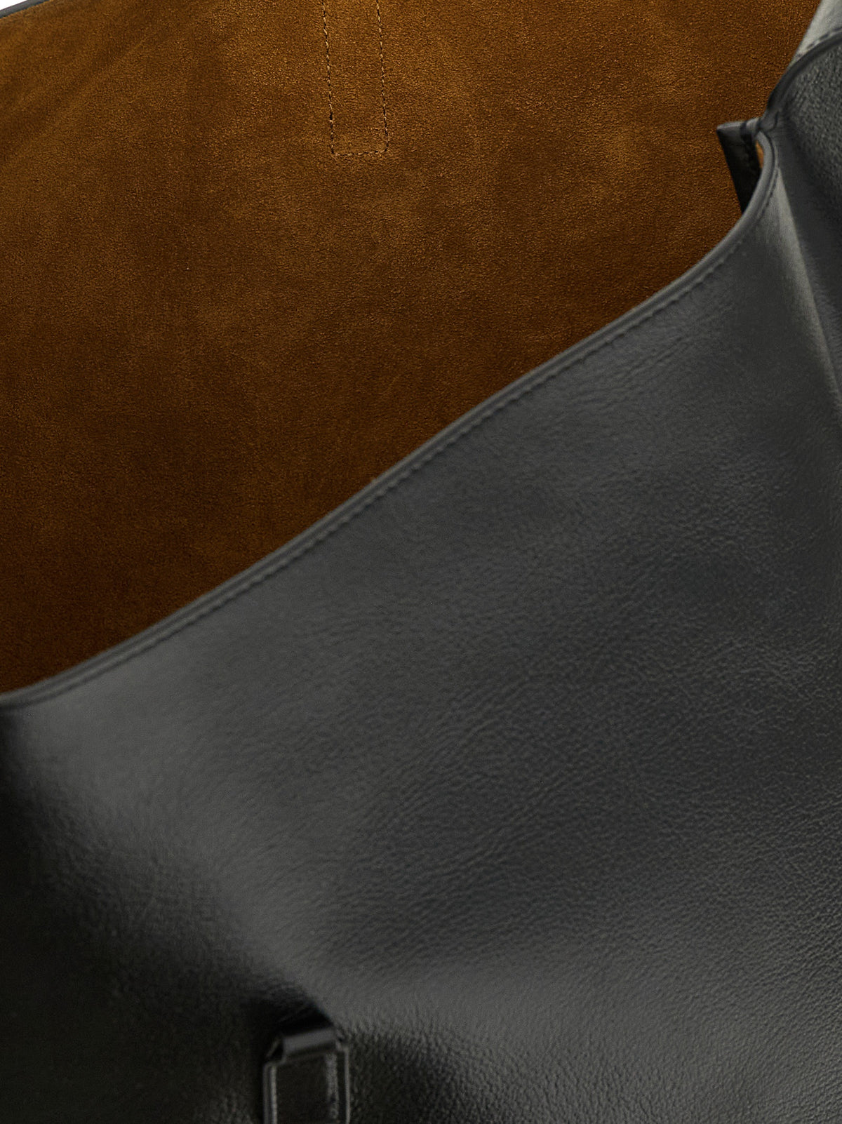 Saint Laurent Black Calfskin Shoulder Bag