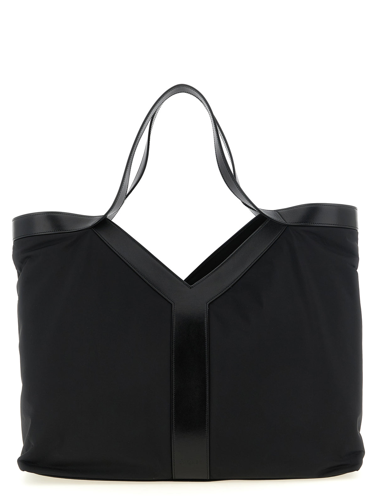 Saint Laurent Black Calfskin Tote Bag