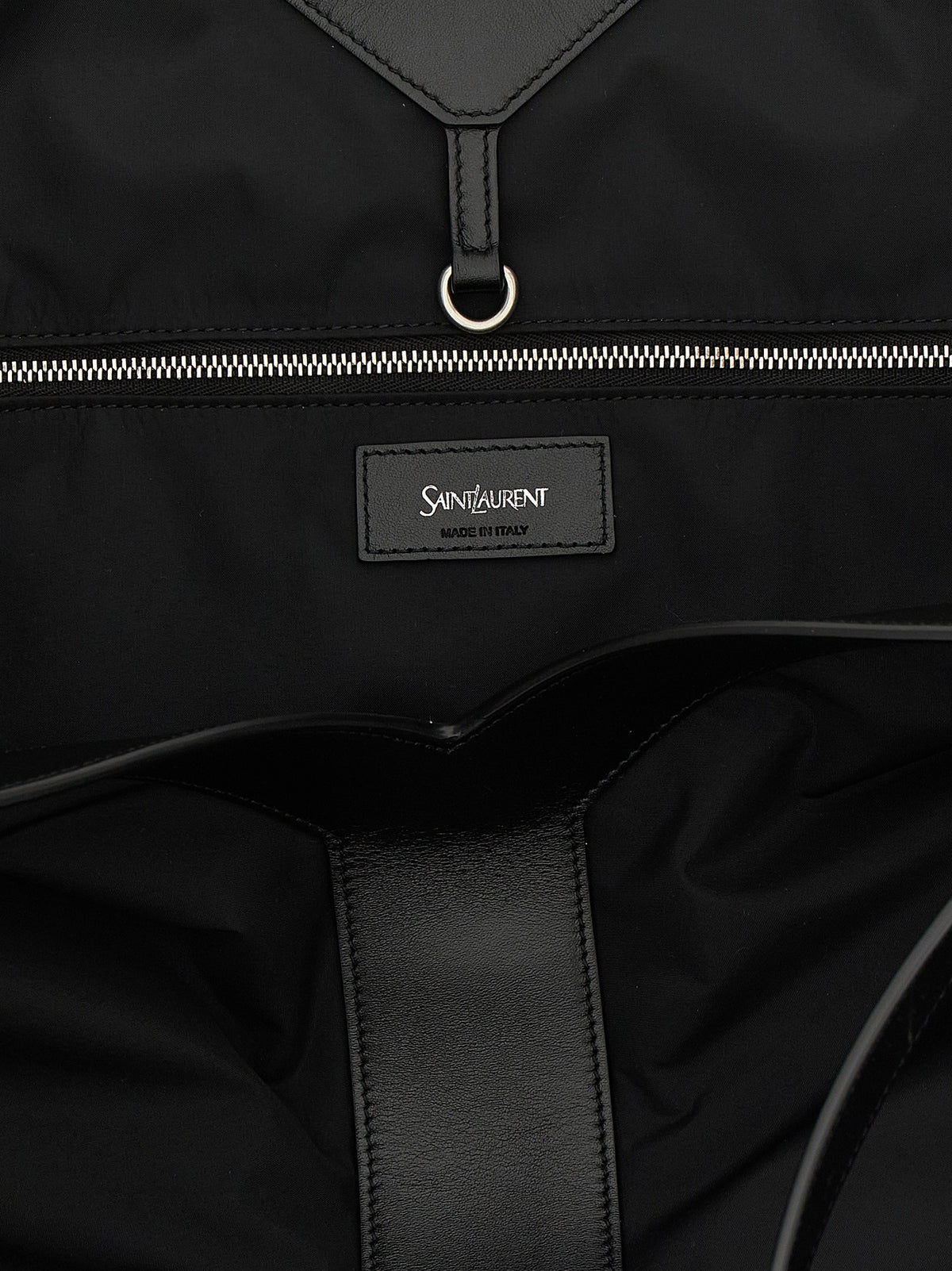 Saint Laurent Black Calfskin Tote Bag