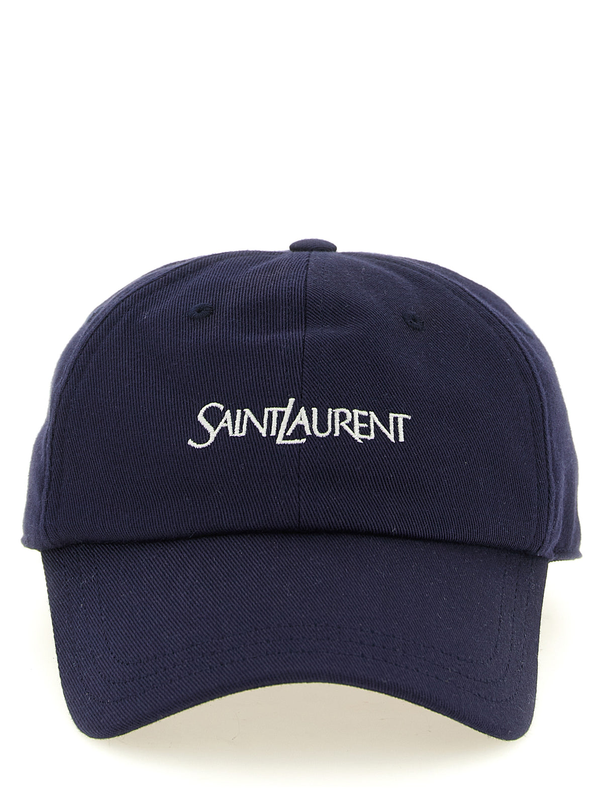 Saint Laurent Blue Cotton Cap (Baseball Hat)