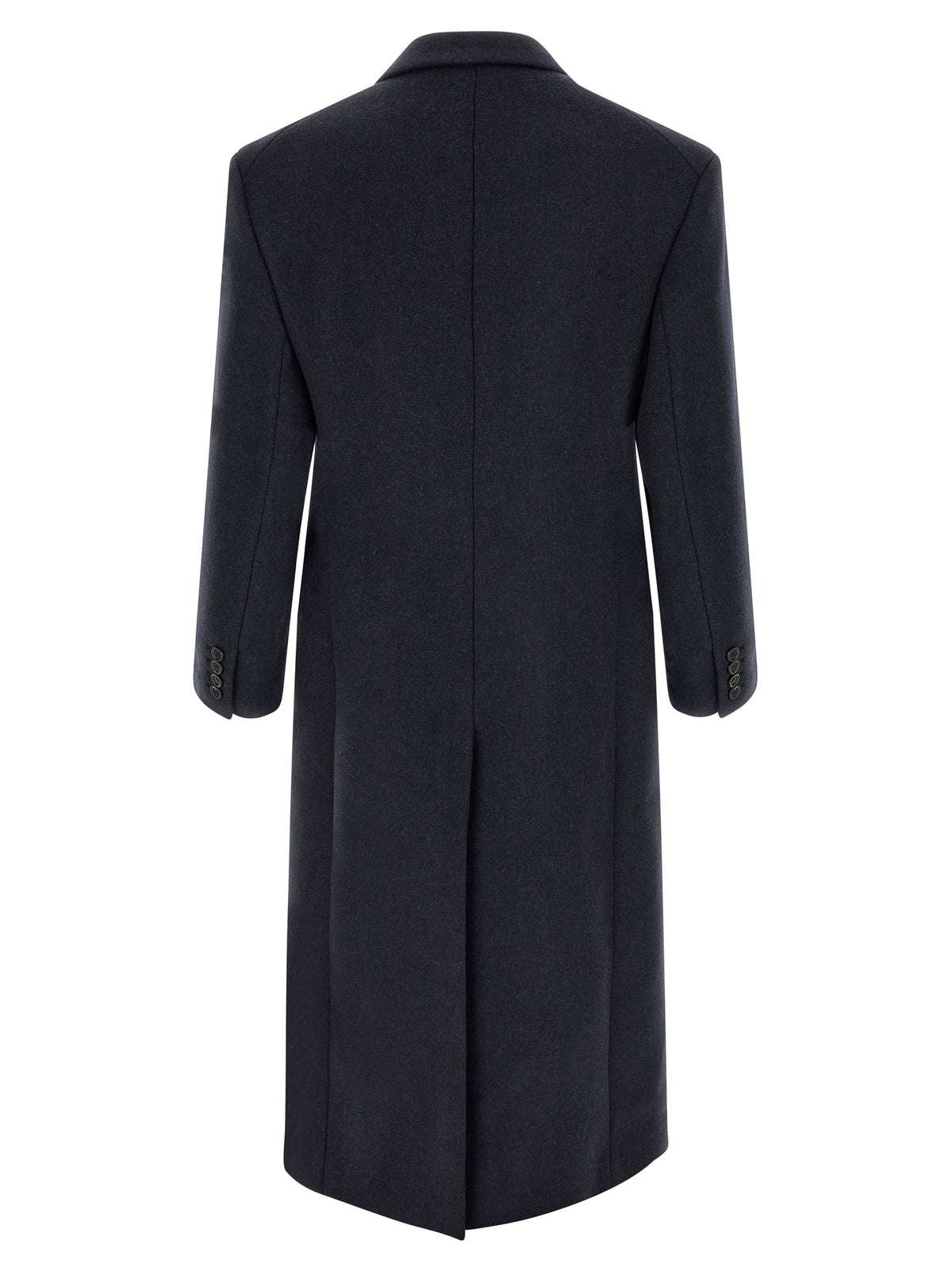 Saint Laurent Blue Wool Coat