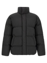 Saint Laurent Black Polyester Full-Length Jacket