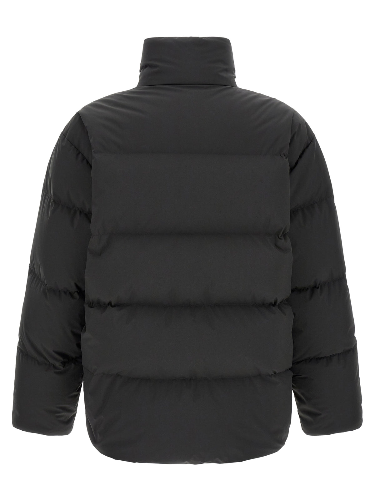 Saint Laurent Black Polyester Full-Length Jacket