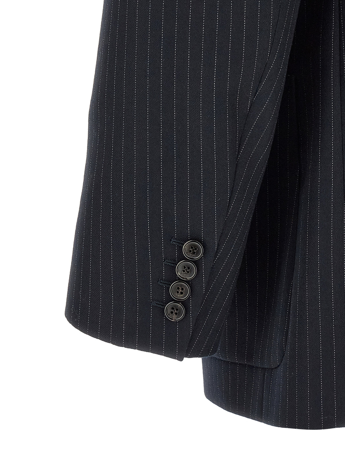 Saint Laurent Blue Wool Blazer