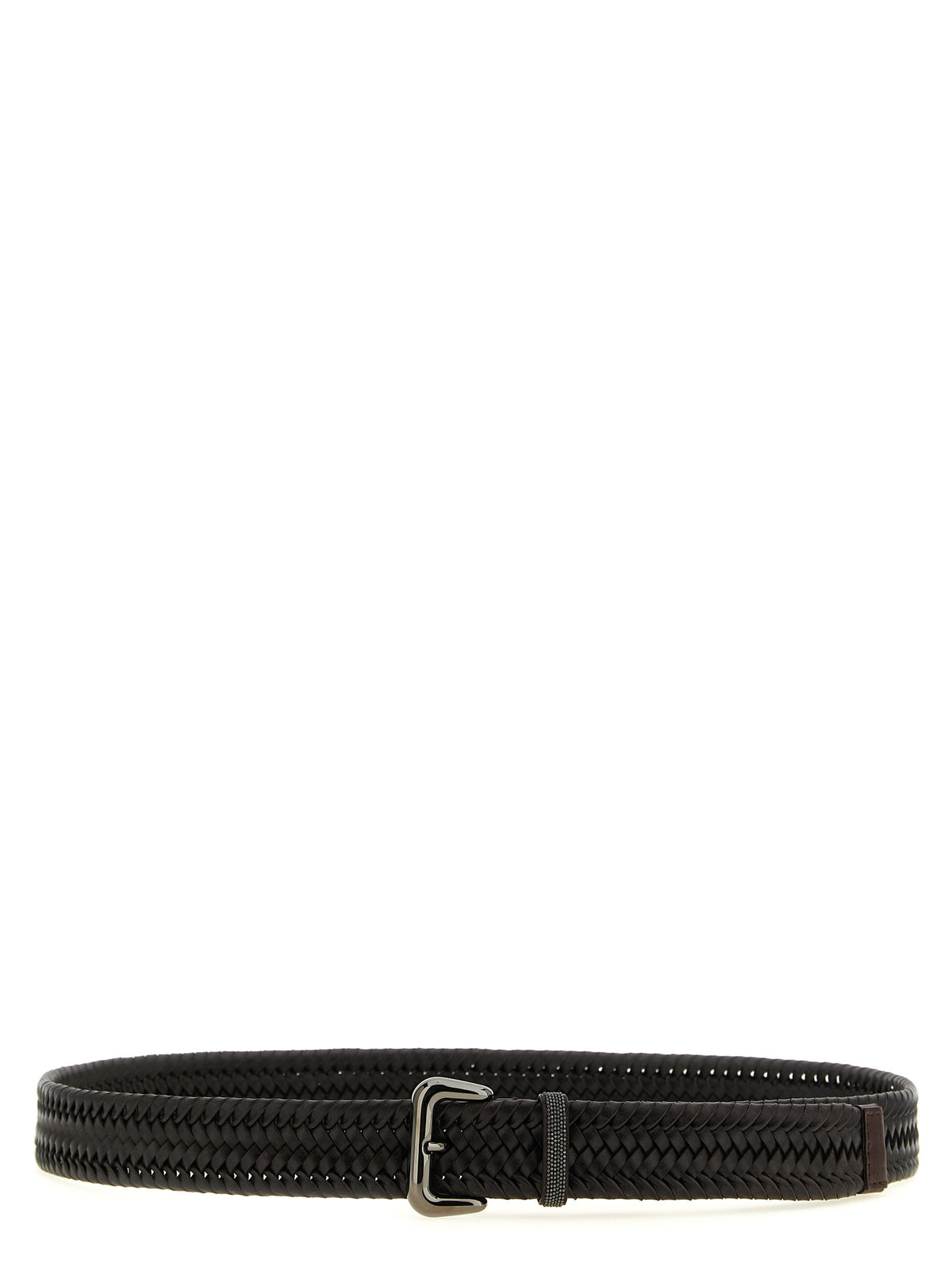 Brunello Cucinelli Brown Leather Regular Belt
