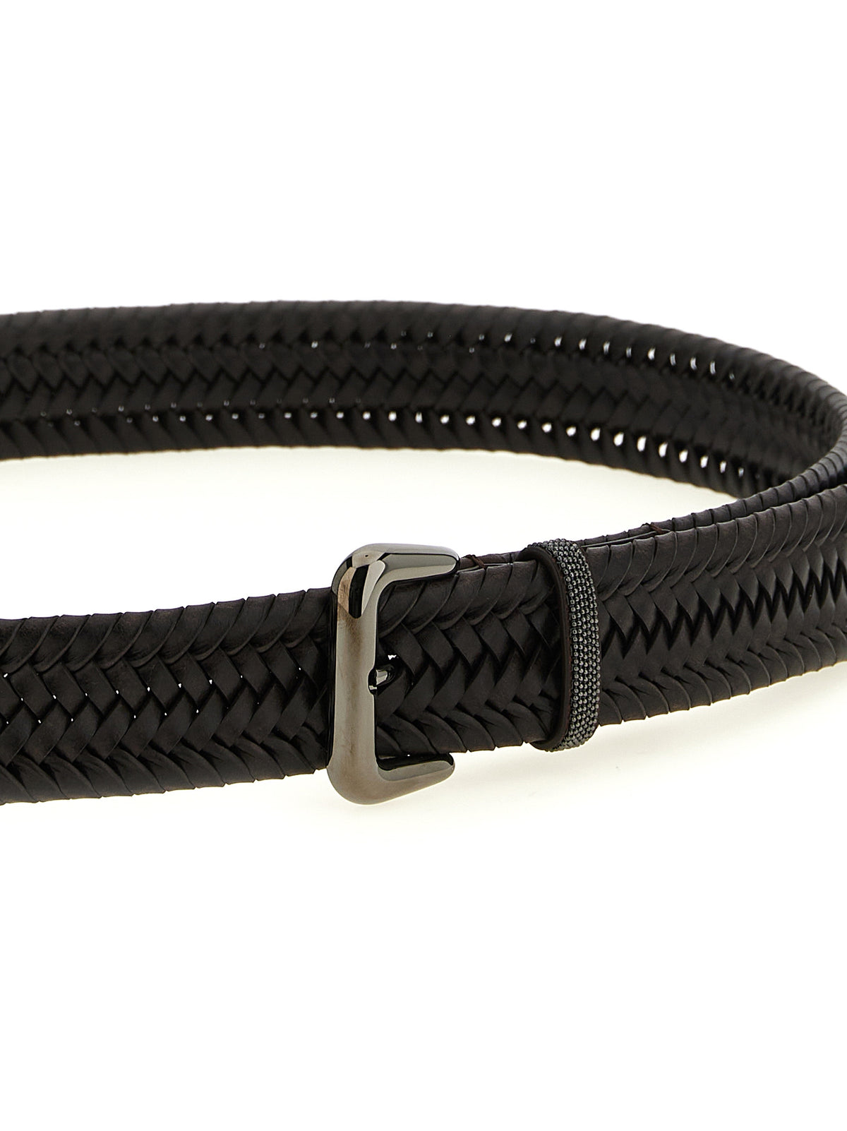 Brunello Cucinelli Brown Leather Regular Belt