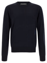 Dolce & Gabbana Blue Virgin Wool Cardigan