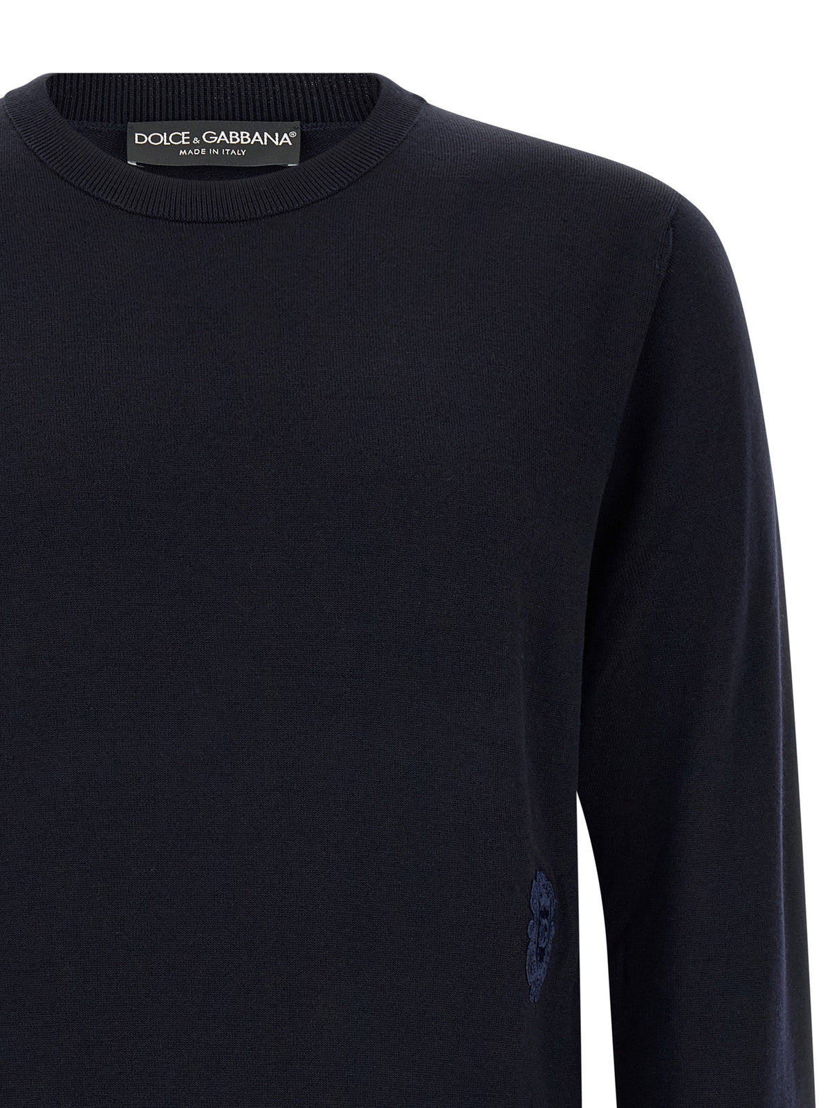 Dolce & Gabbana Blue Virgin Wool Cardigan
