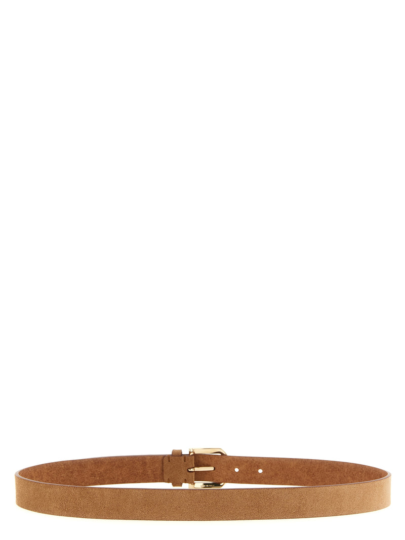 Brunello Cucinelli Brown Bull Skin Regular Belt