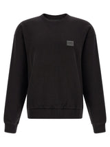 Dolce & Gabbana Black Cotton Sweatshirt