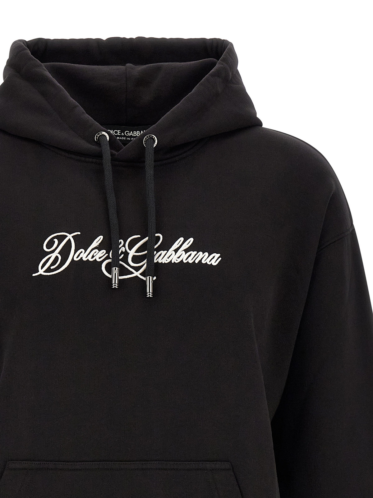 Dolce & Gabbana Black Cotton Sweatshirt