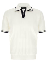 Dolce & Gabbana Bicolor Cotton Polo Shirt