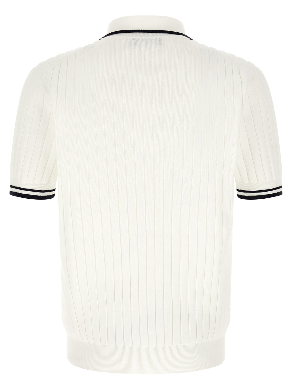 Dolce & Gabbana Bicolor Cotton Polo Shirt