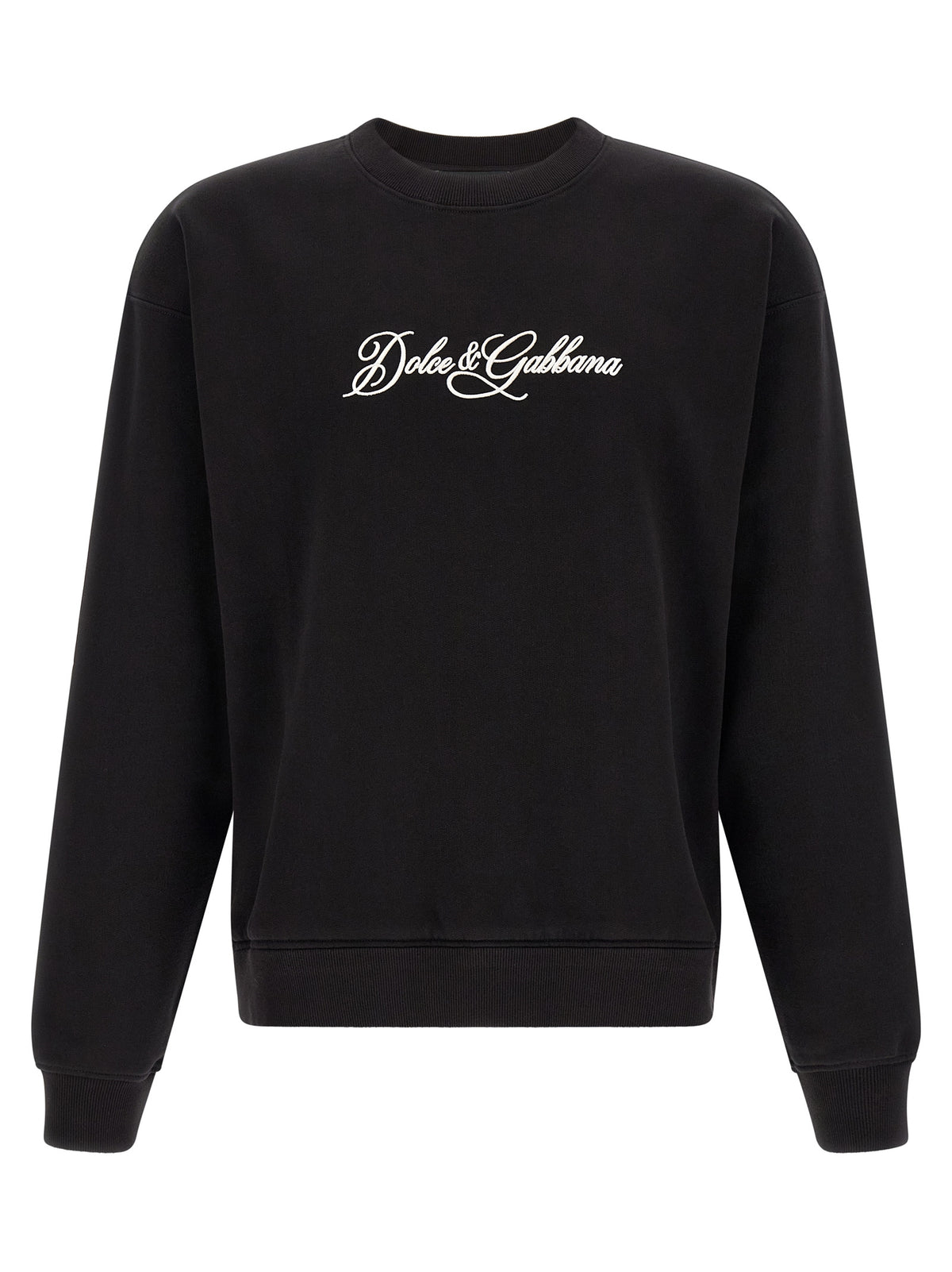 Dolce & Gabbana Black Cotton Sweatshirt
