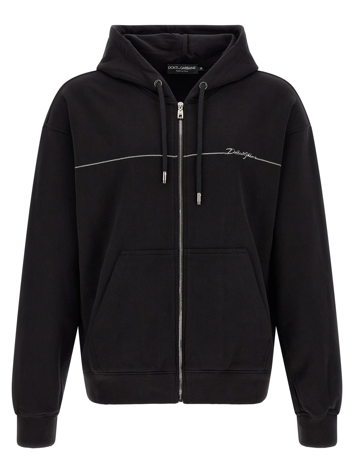 Dolce & Gabbana Black Cotton Sweatshirt