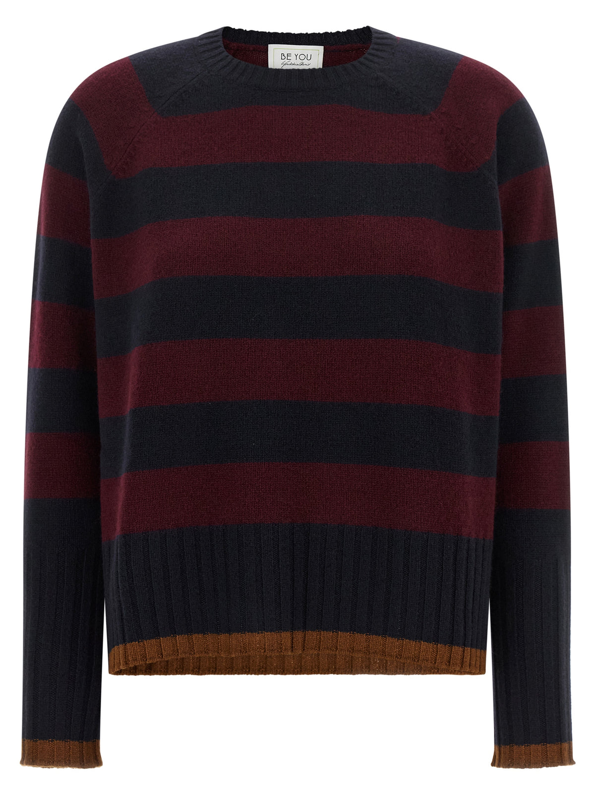 BE YOU Bordeaux Cashmere Cardigan