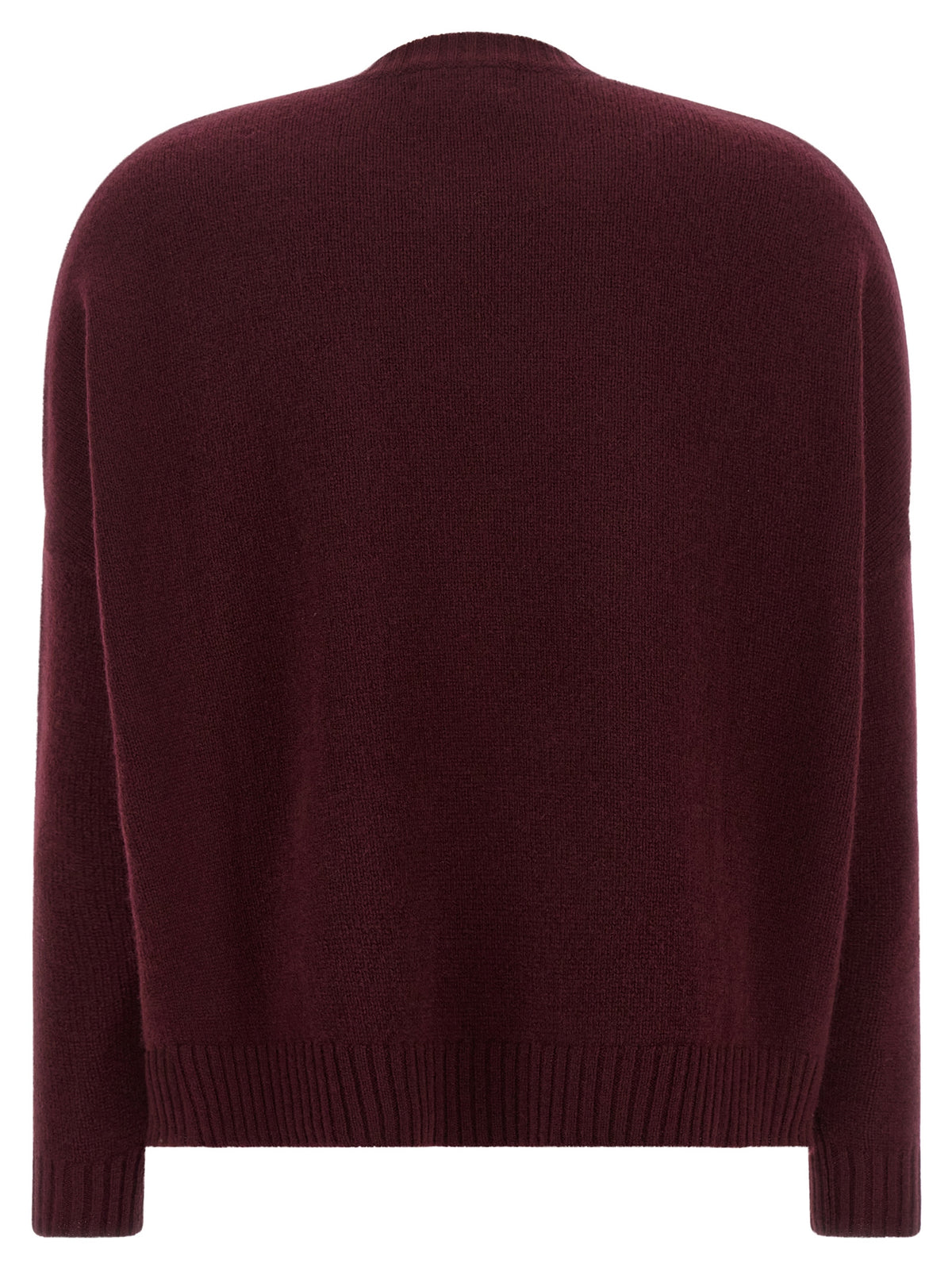 BE YOU Bordeaux Cashmere Cardigan