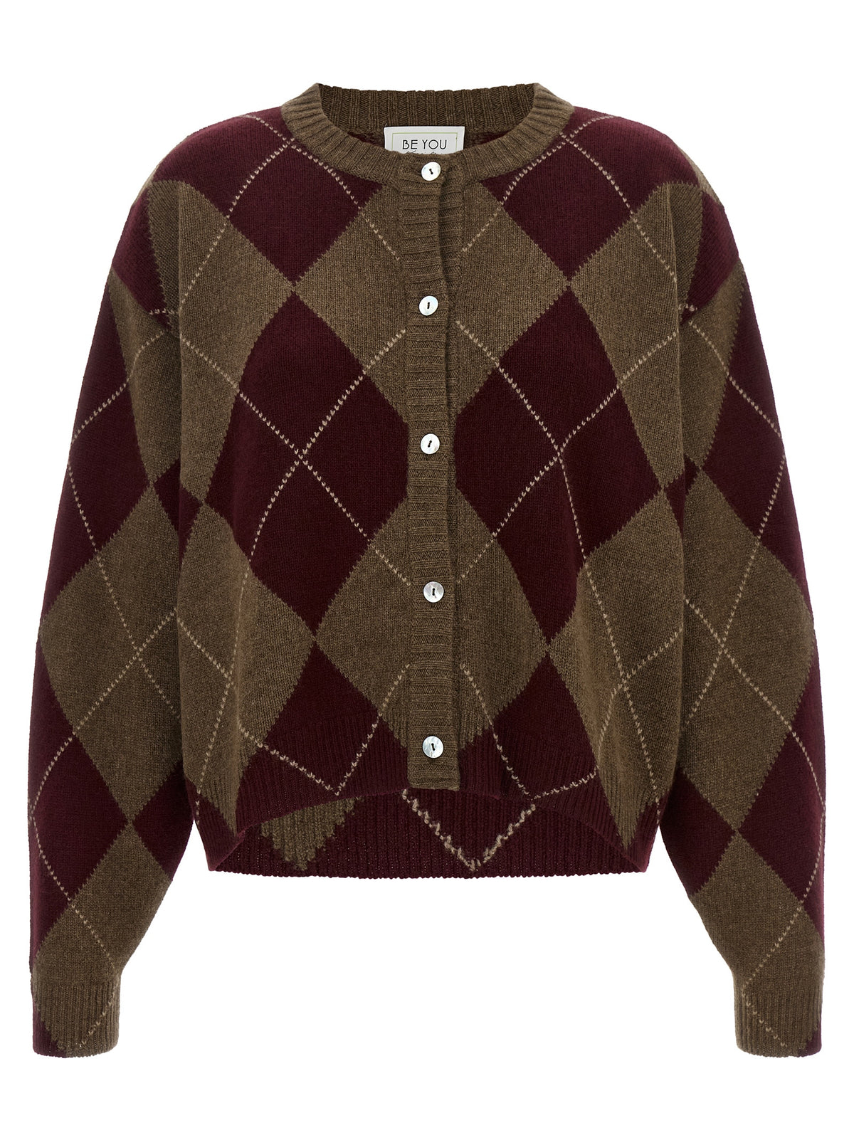 BE YOU Multicolor Cashmere Cardigan