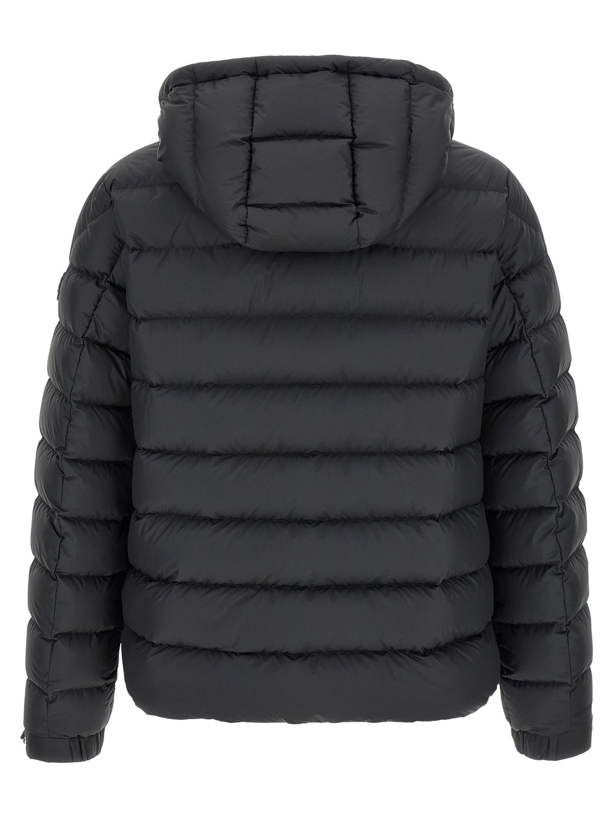 Moncler Black Polyester Full-Length Jacket