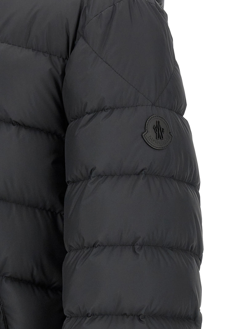 Moncler Arneb Black Polyester Full-Length Jacket